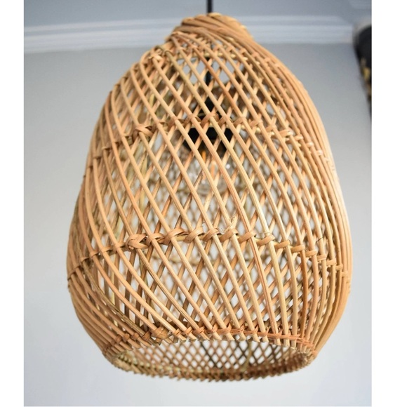NWT Joglo Living Maluku Rattan Pendant Light Shade - Picture 9 of 9